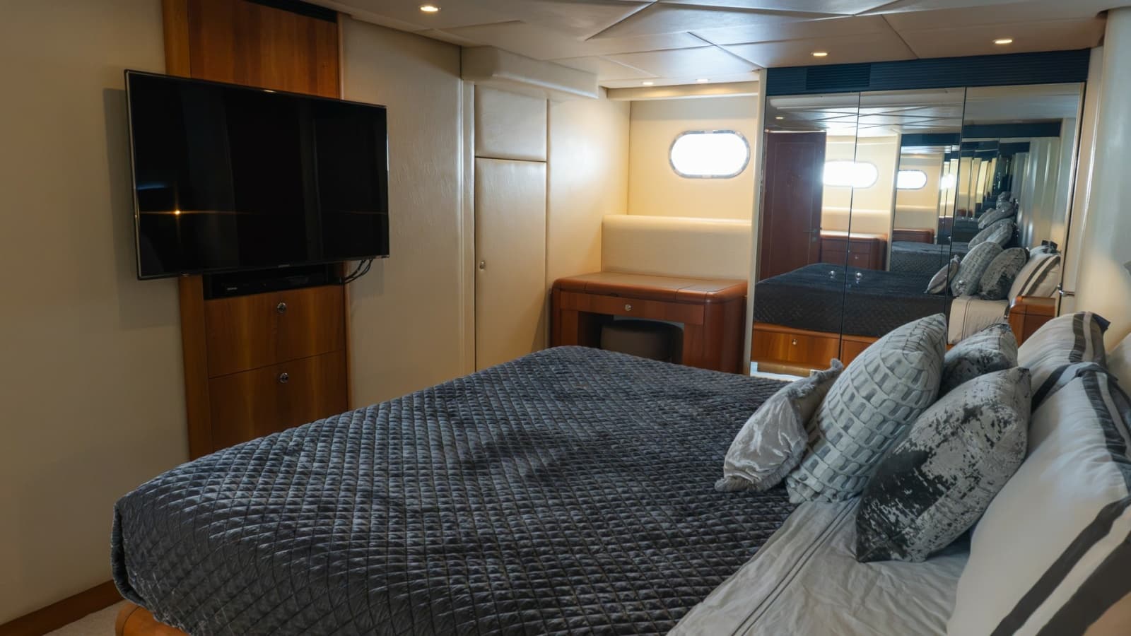 Master Stateroom with Entertainment System