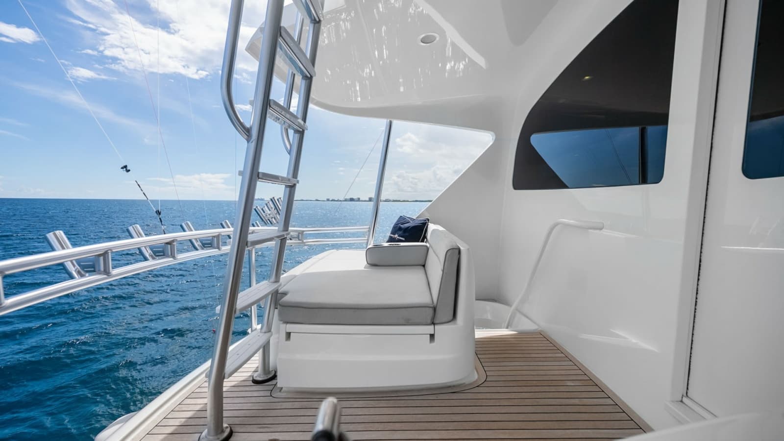 Aft Deck with Ladder Access