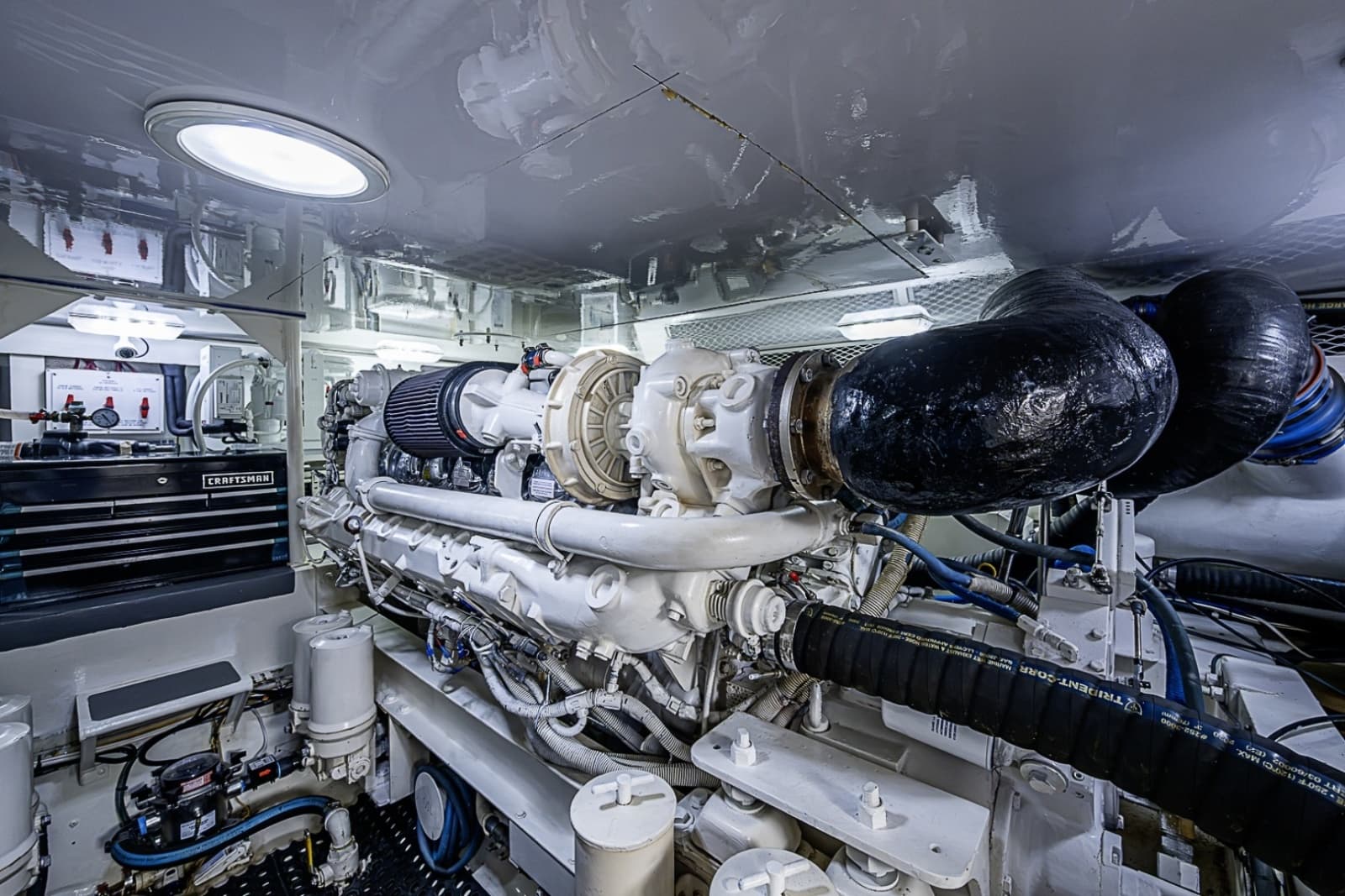 Viking 52 - Catchin Time - Engine Room