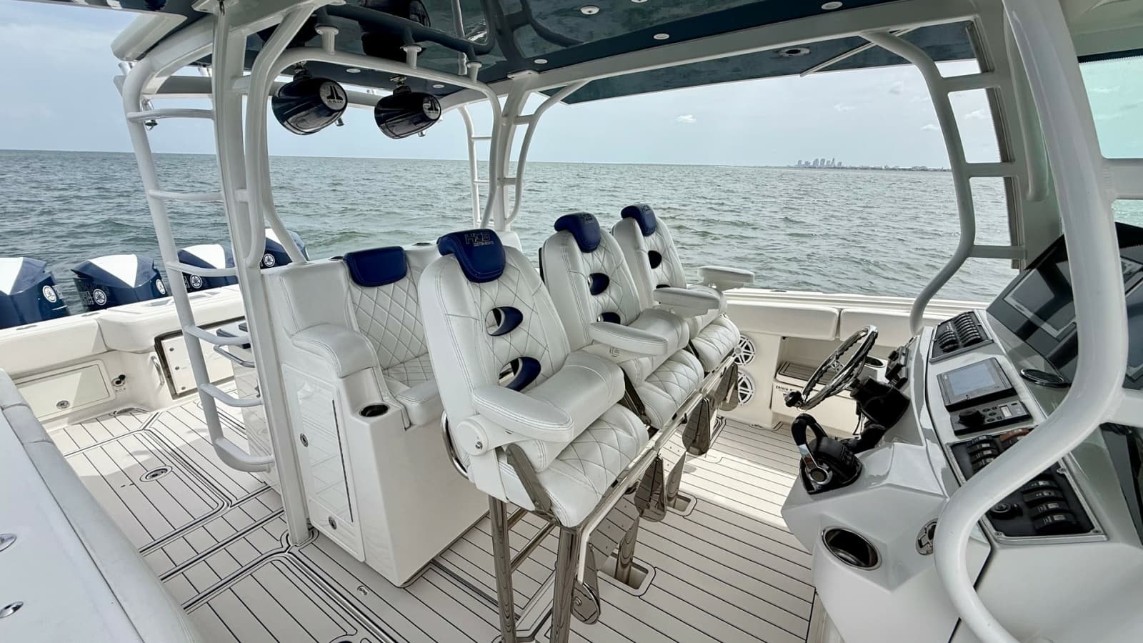 Helm and Seating Area
