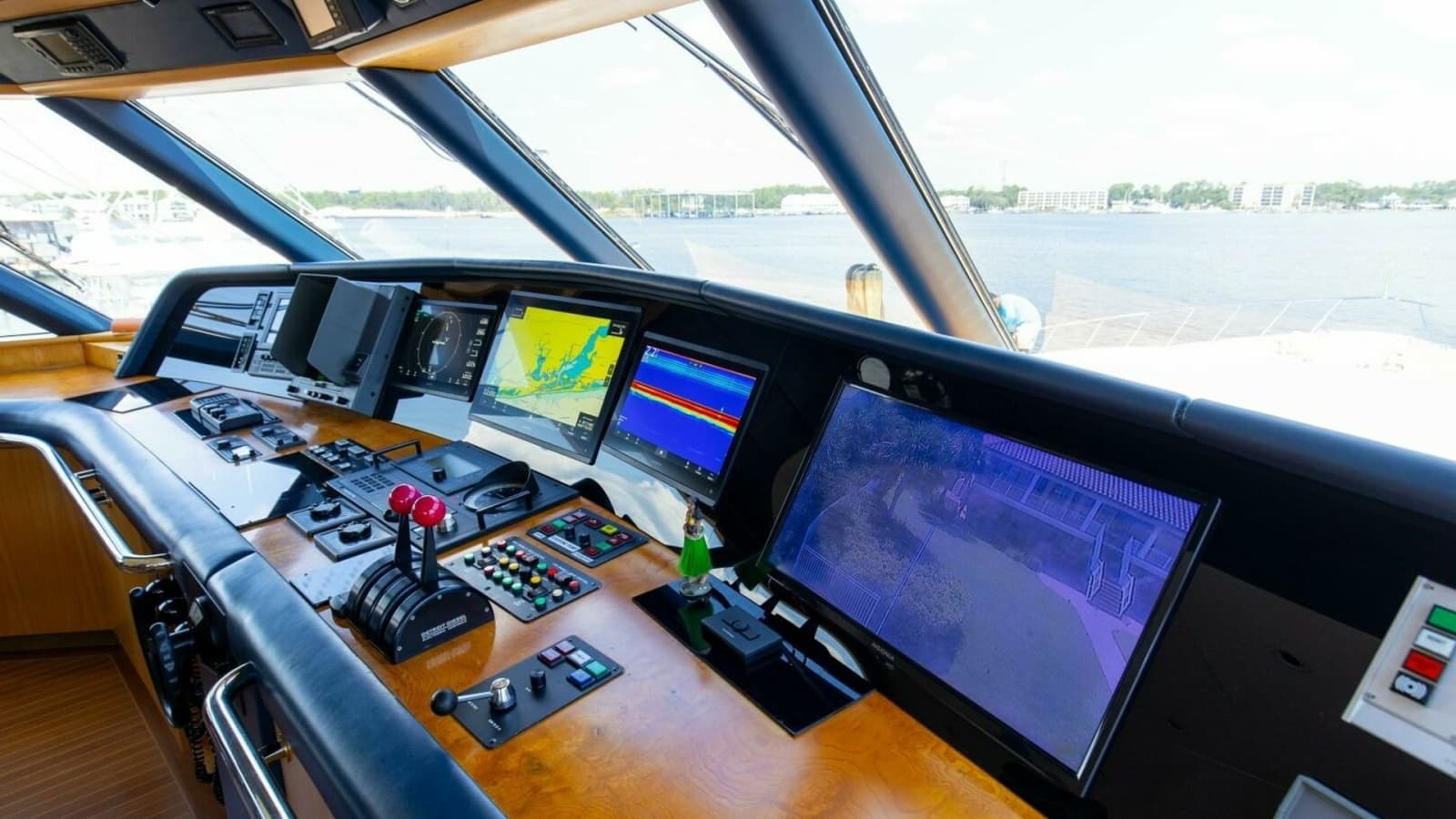 1989 116' Feadship - Boss - Pilot House Helm Electronics