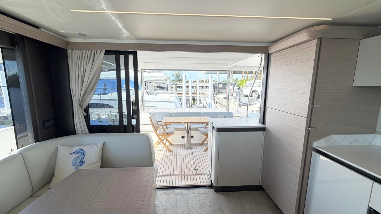 Salon Leading to Aft Deck