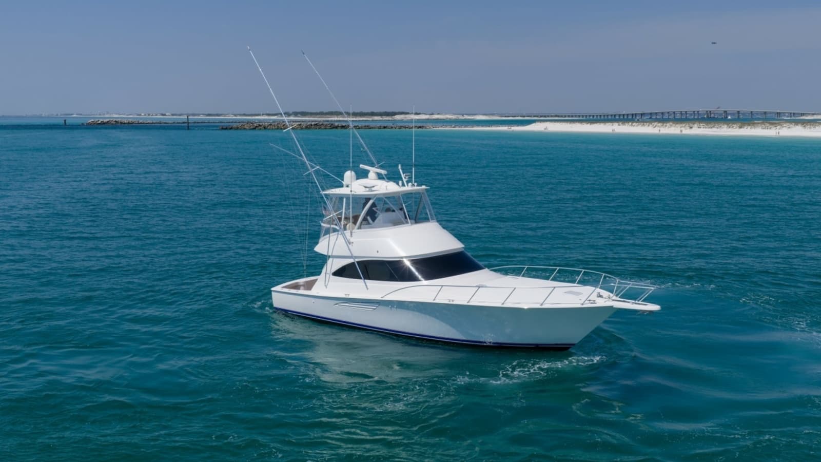 Aerial View of Viking 48 Convertible