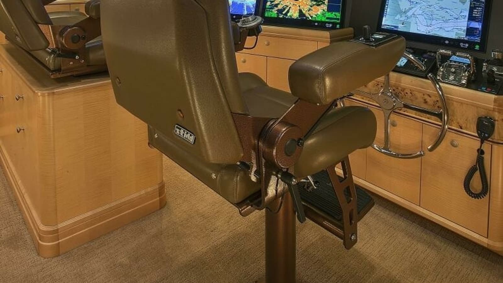 2019 Nordlund 115 Expedition Yachtfisher "Cazador" - Helm Station with Navigation Displays