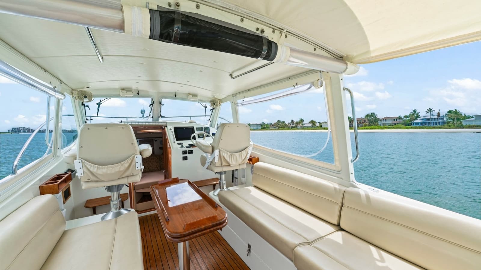 Spacious Cockpit with Helm View