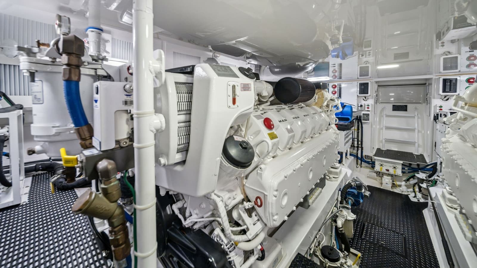 Engine Room with Twin Engines