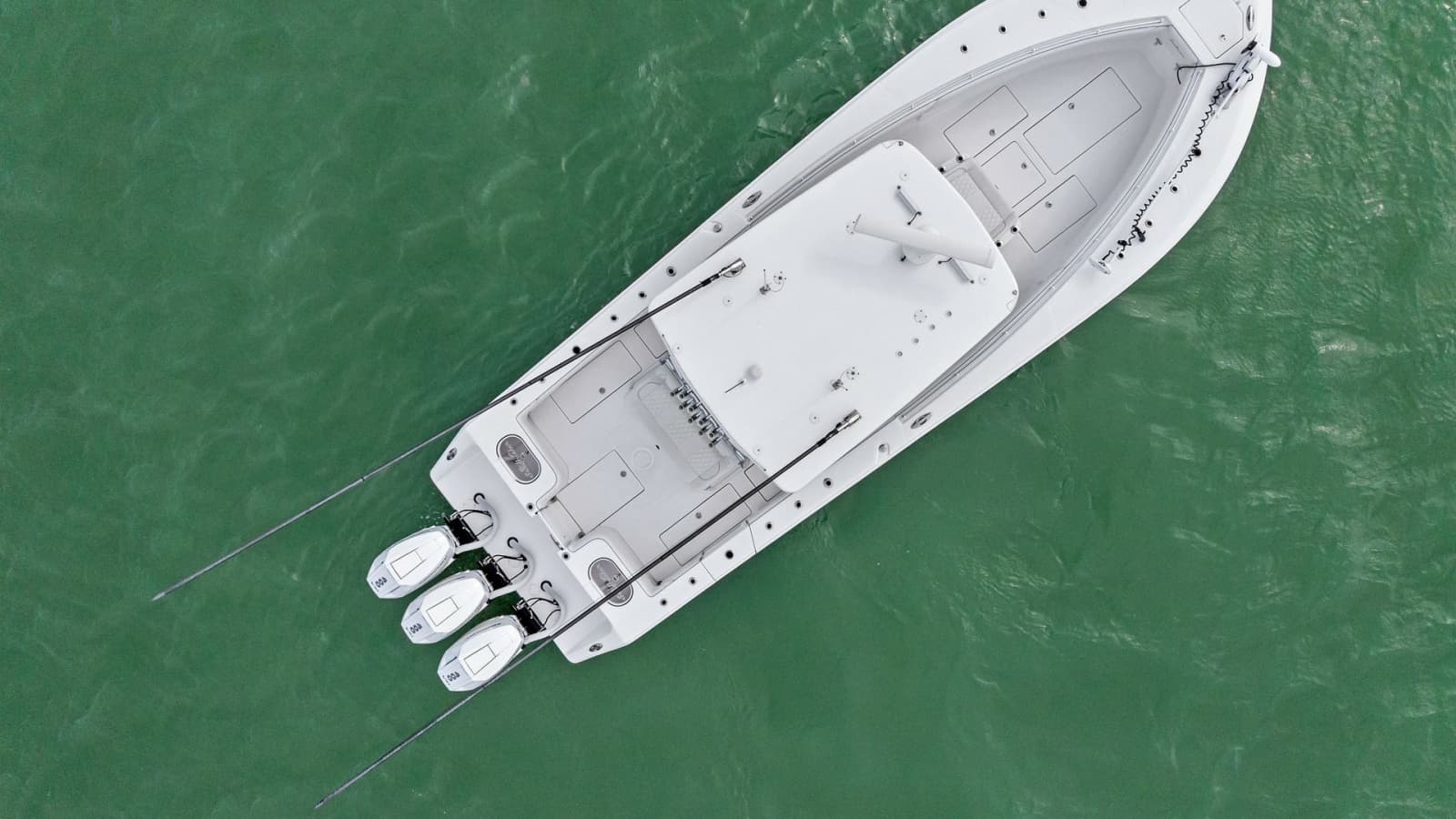 Aerial View of Fishing Deck