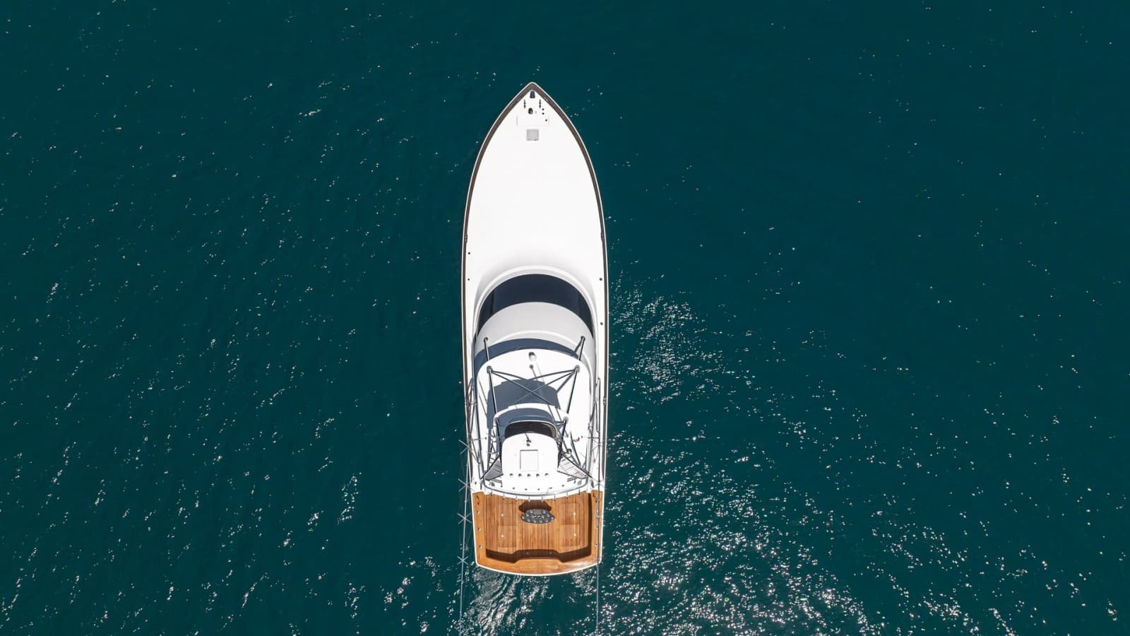 Aerial View of Bow and Deck