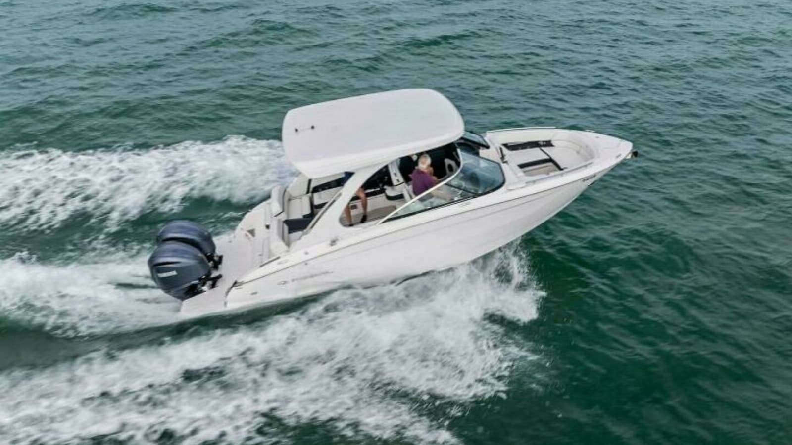 Aerial View of Regal 29 OBX Cruising