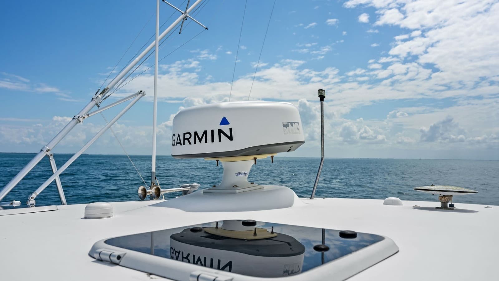 Flybridge Electronics and Hatch View