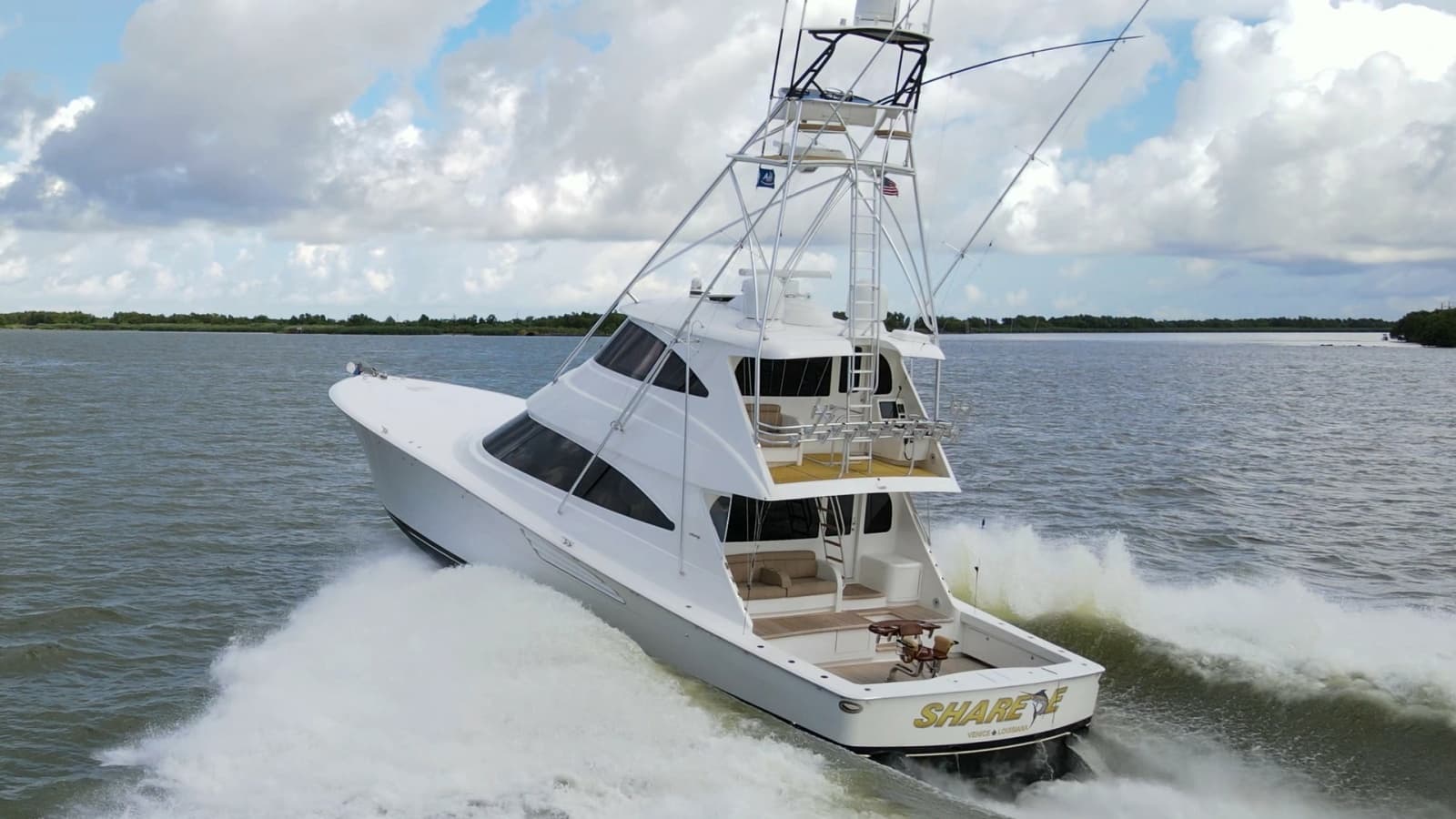 2017 72 Viking Enclosed Bridge Share-E Exterior (4)