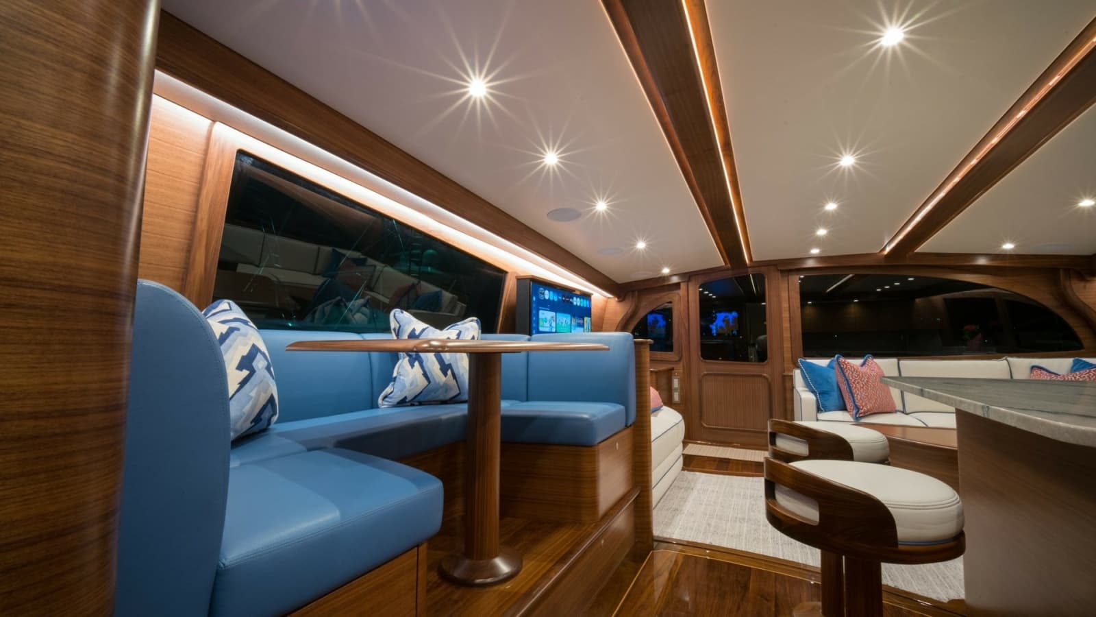 2026 Winter Custom Yachts 75 Open Convertible- MISS CARRIE- Dinette