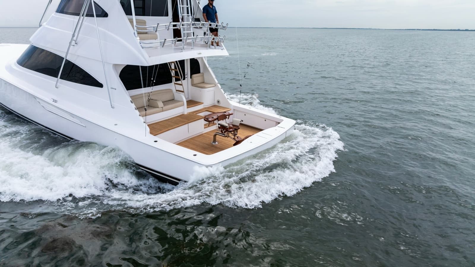Aft Deck and Upper Helm View