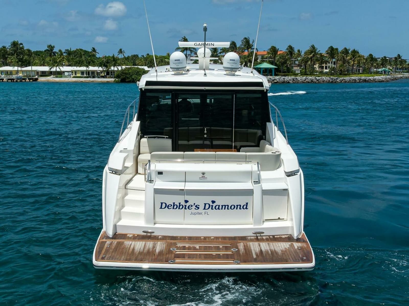 Tiara 49 DEBBIE'S DIAMOND - Aft Profile