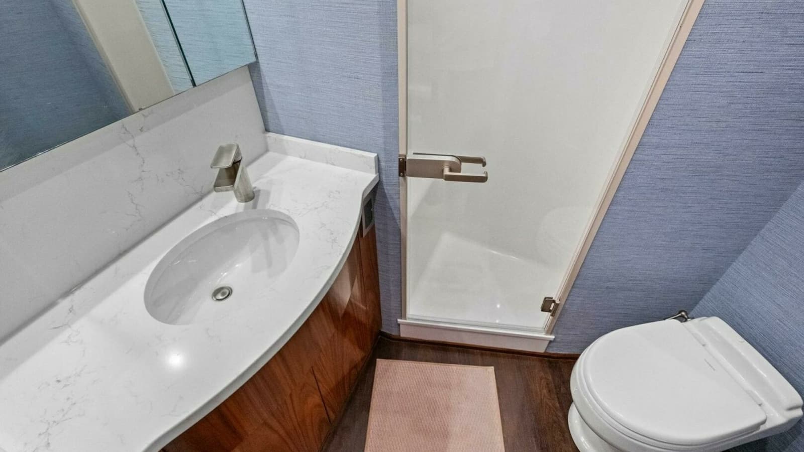 Elegant Ensuite Bathroom with Shower