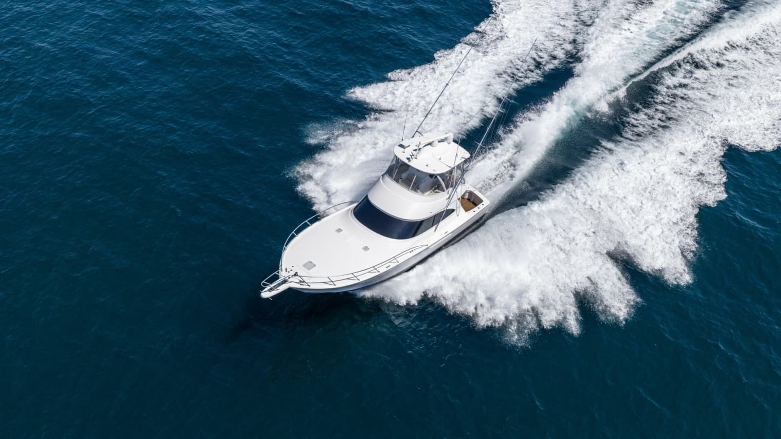 Aerial View of Viking 48 Convertible