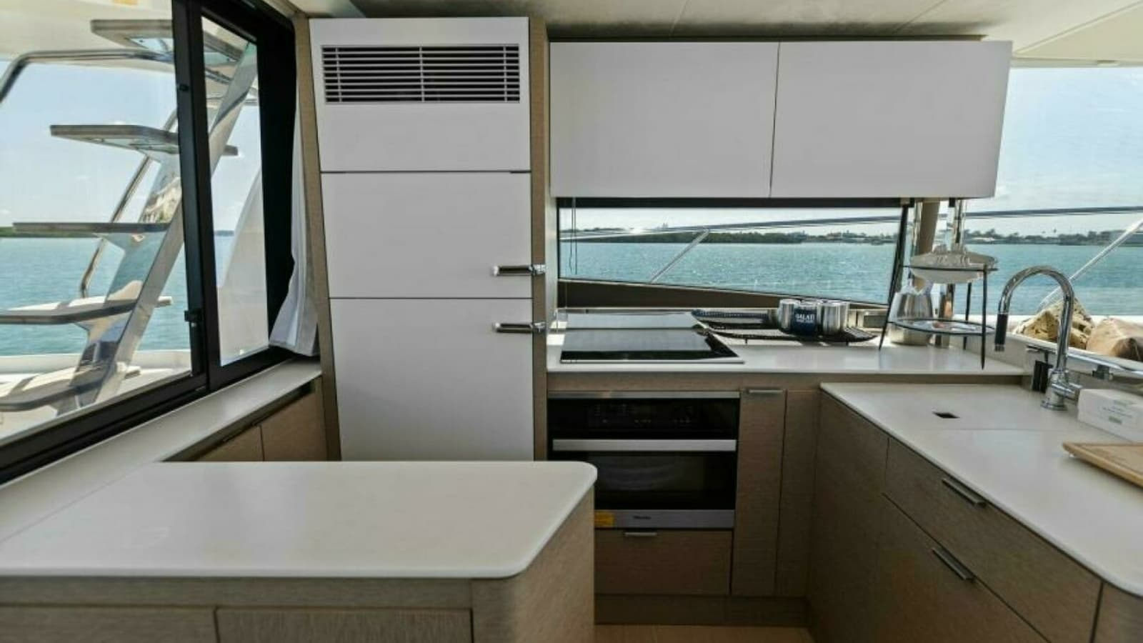 2022 59 Prestige Flybridge - How Sweet It Its - Galley