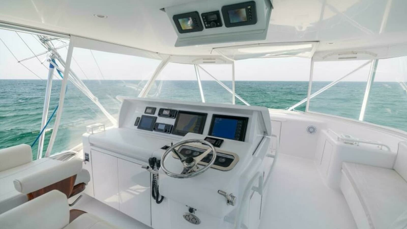 2008 Hatteras 60 Convertible Helm 2