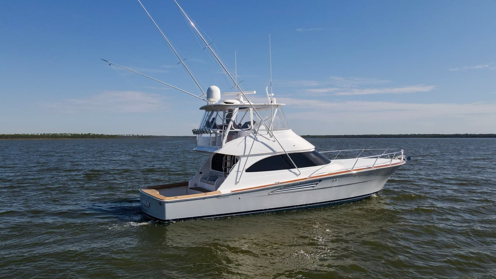 Starboard Profile of Viking 54 Convertible