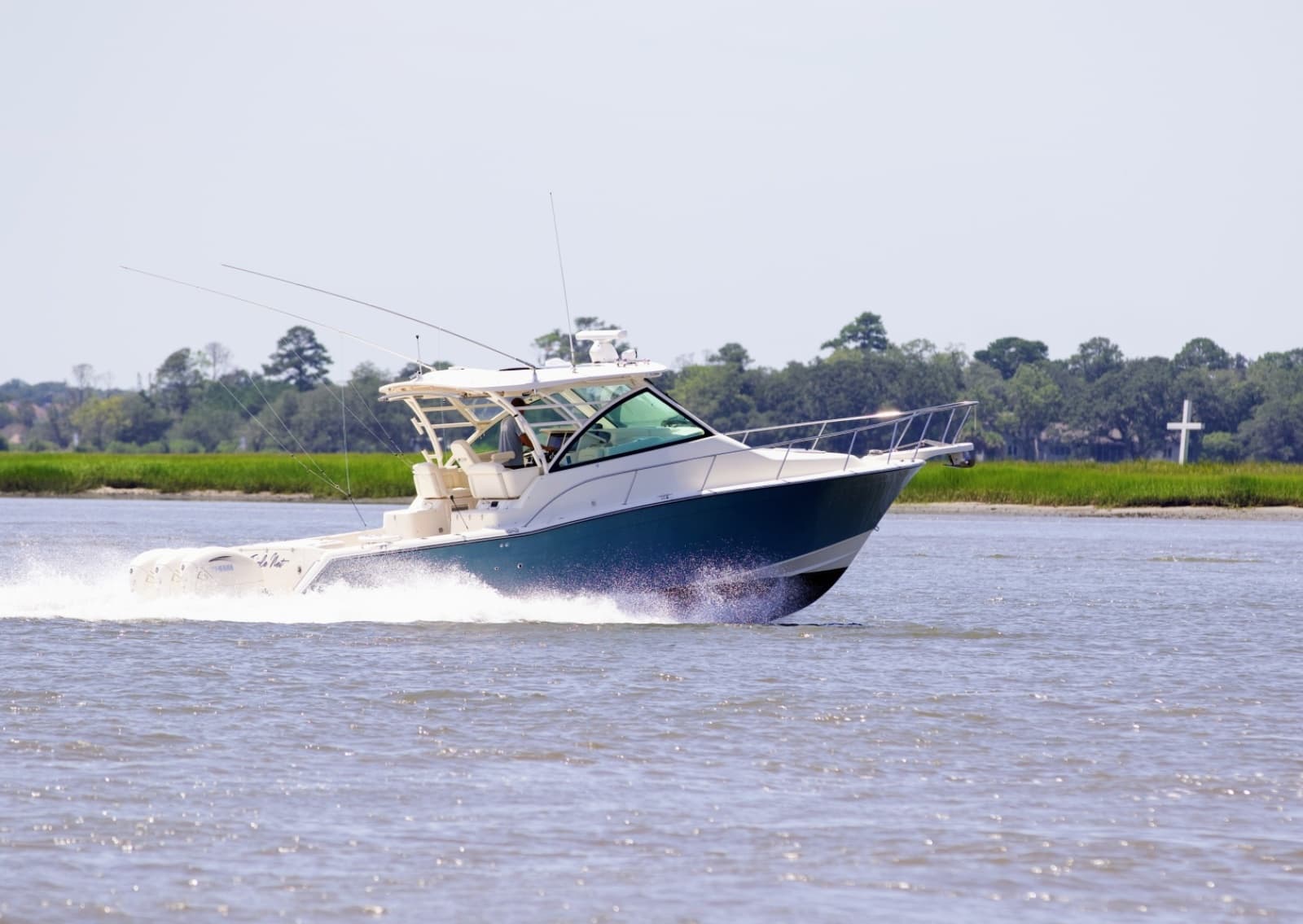 Grady White 37 - TRIPLE NET - Exterior Profile