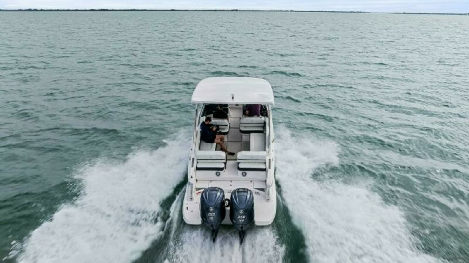 Aft View with Twin Outboards