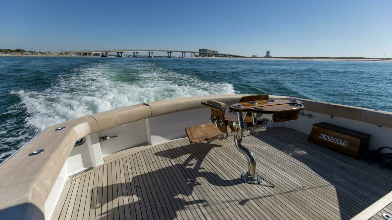 2008 60 Hatteras Blacksmith Stern Deck (2)