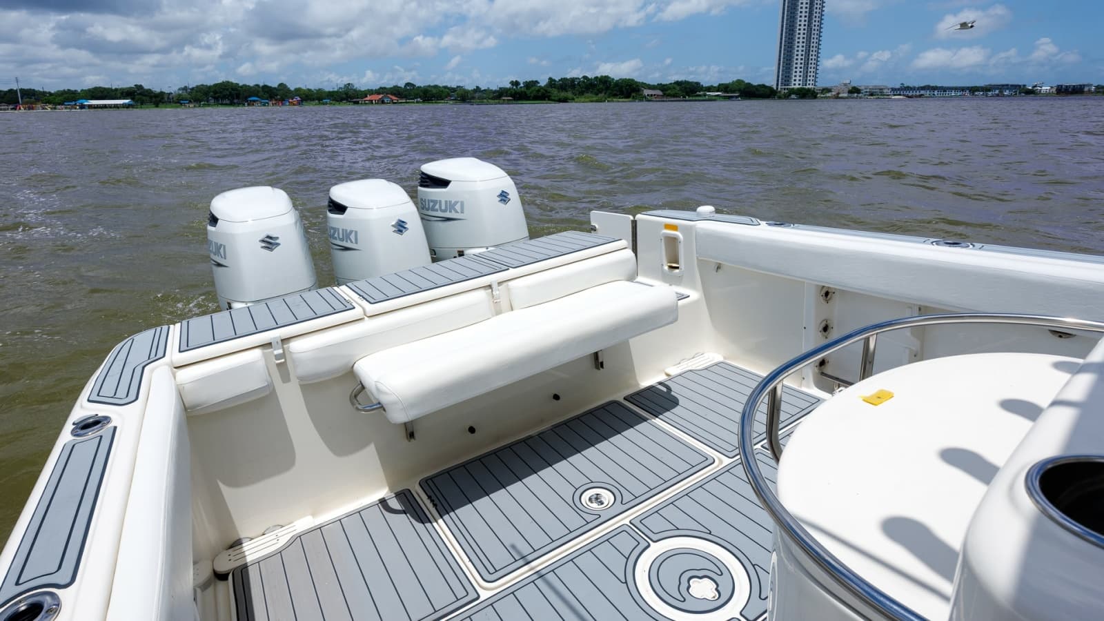 Spacious Aft Deck with Seating