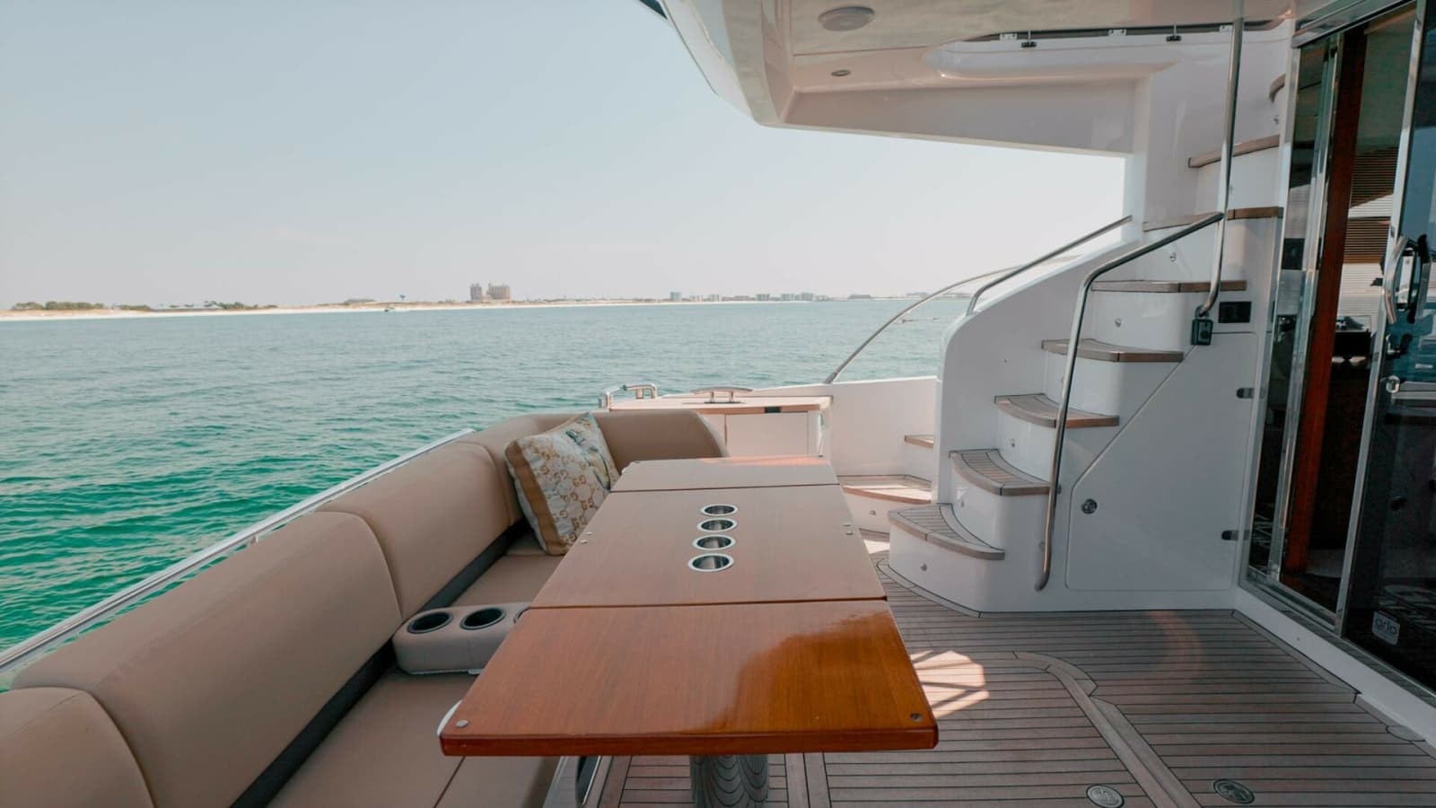 2011 Princess 64 'Harbor Story' - Aft Deck