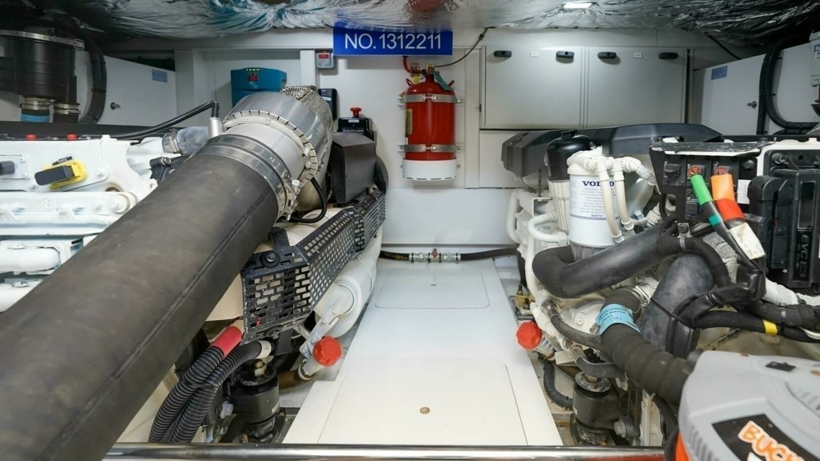 2021 Princess F50- MAKING TIME- Engine room