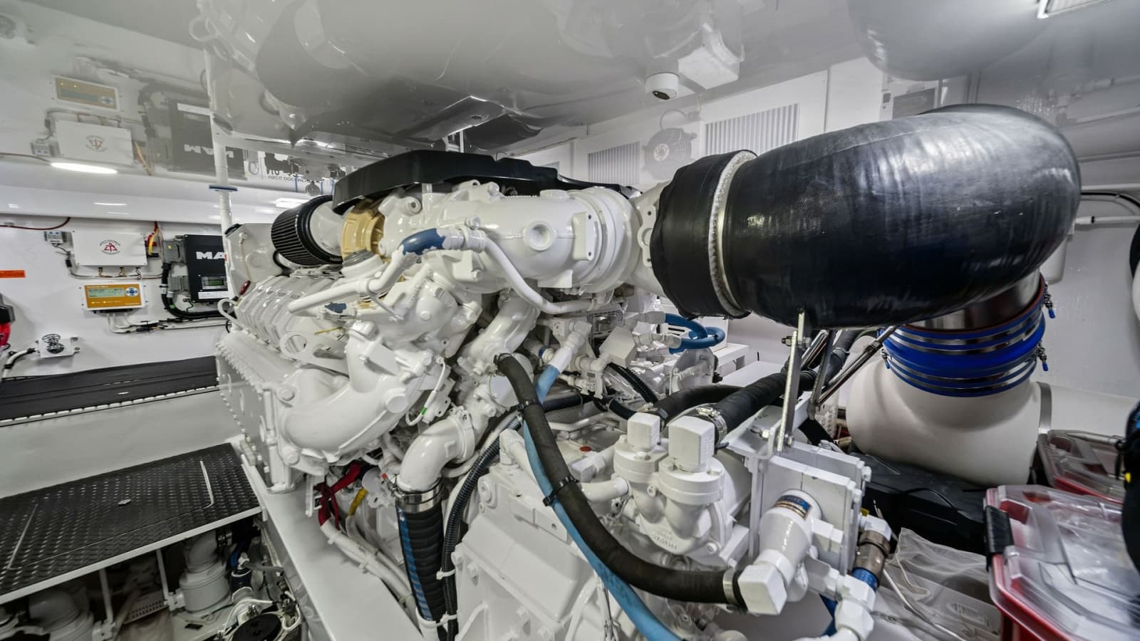 Engine Room with Twin Engines