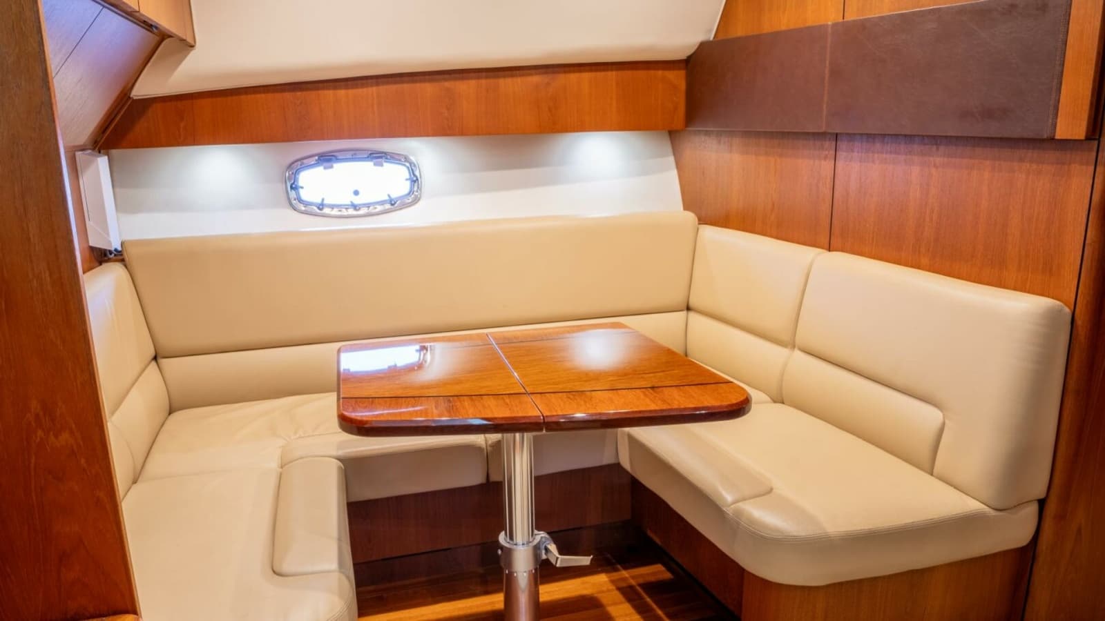 2015 Tiara Yachts 4300 Open "Teddy's Float Too" Salon Dining Area