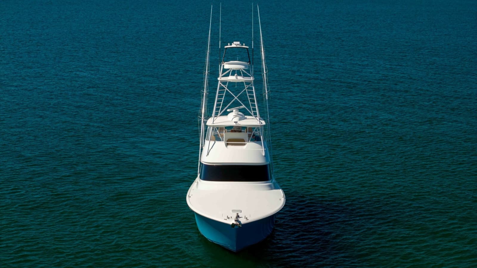 Bow View of Viking 68 Convertible