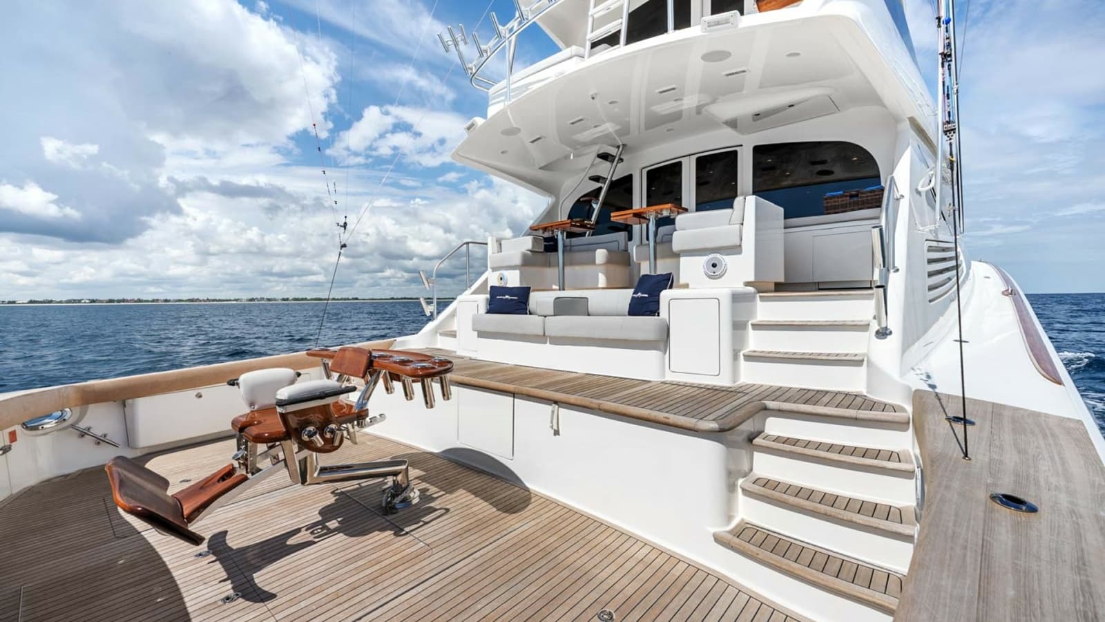 Spacious Aft Deck with Seating