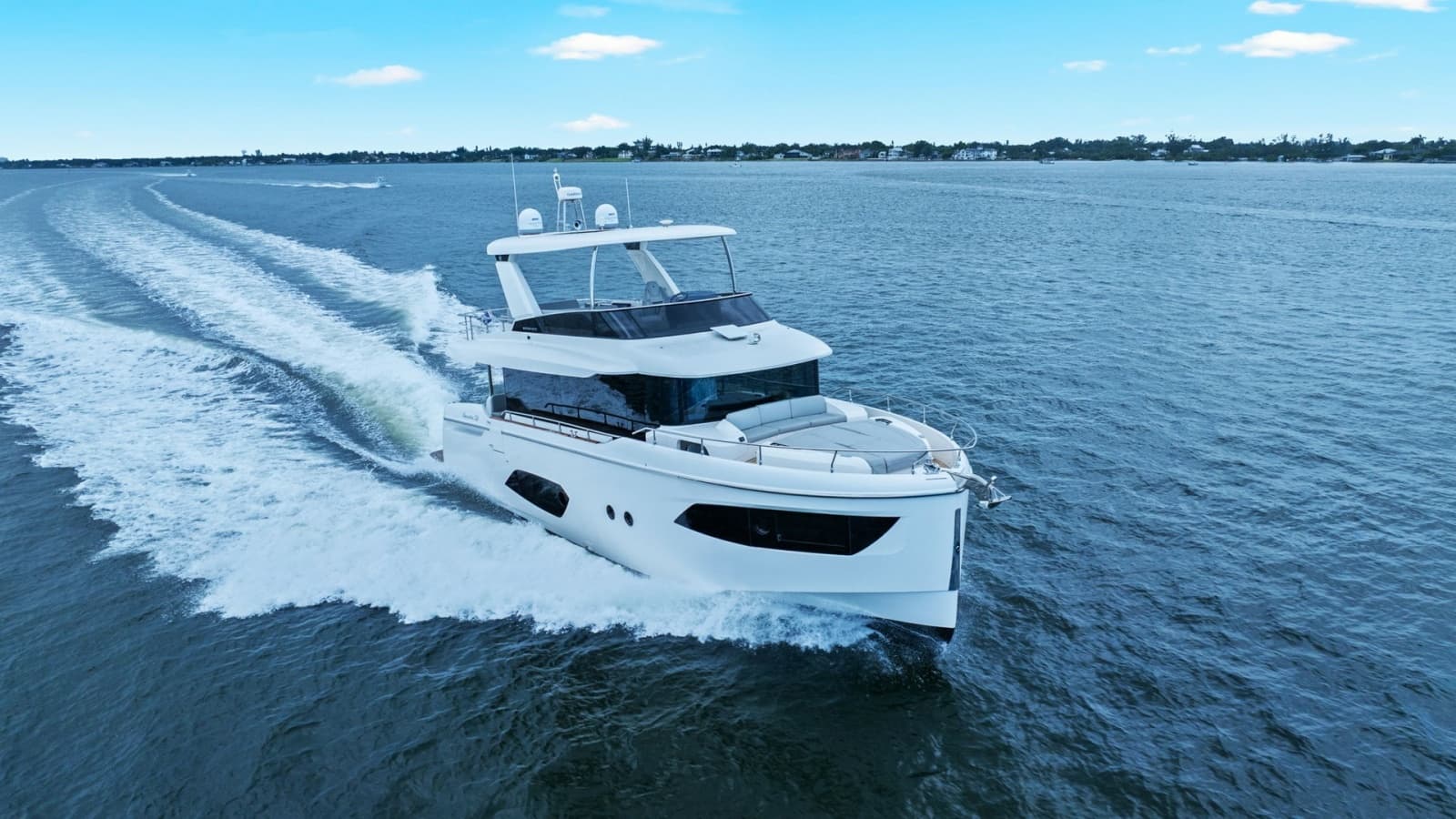 Aerial View of 52 Navetta Cruising