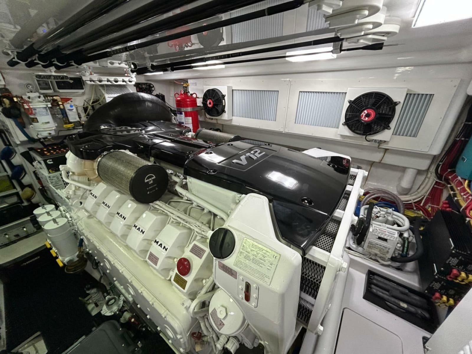 Viking 54 - REVELRY - Engine Room