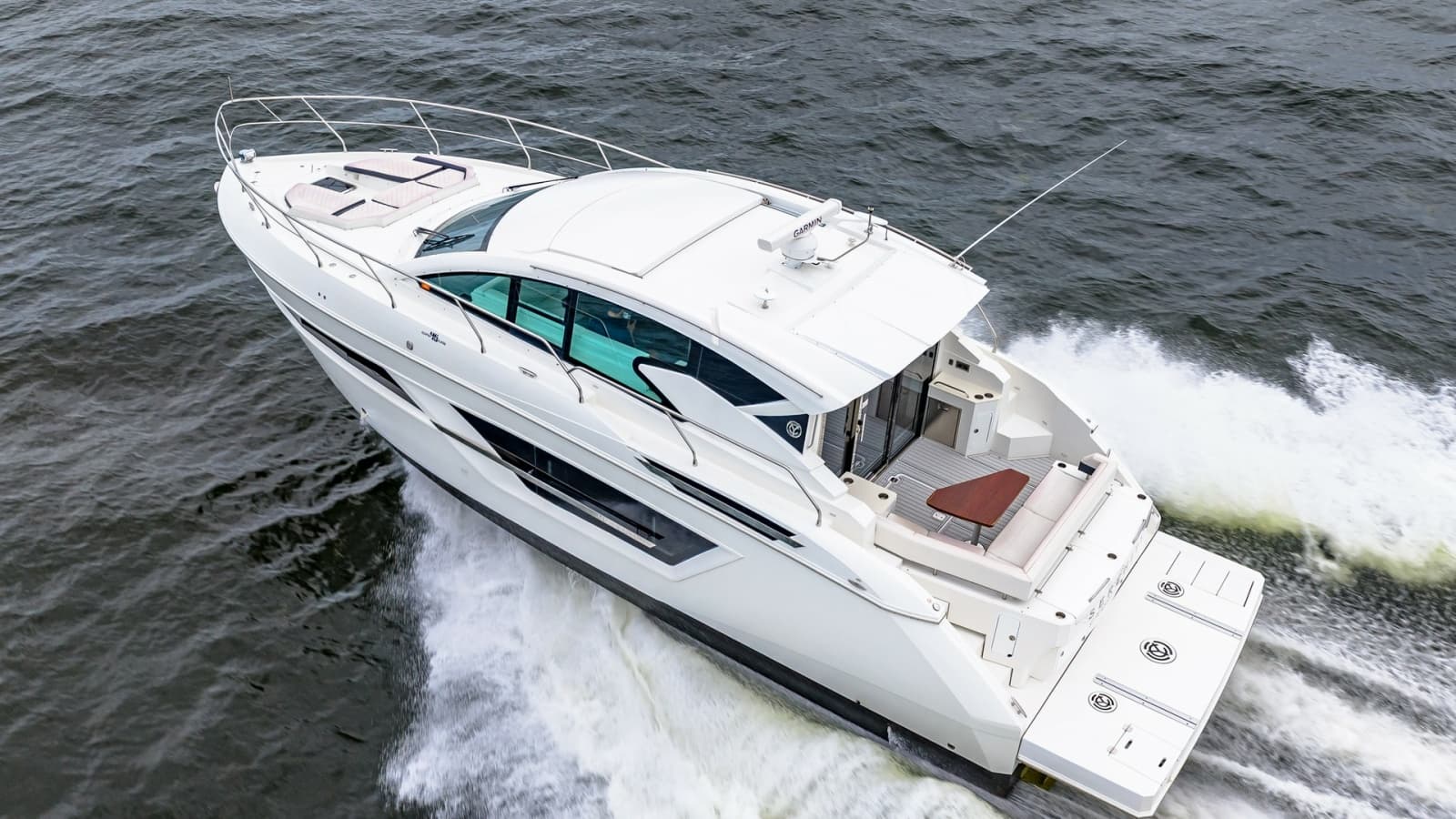 Aerial View of Serenity Cruising