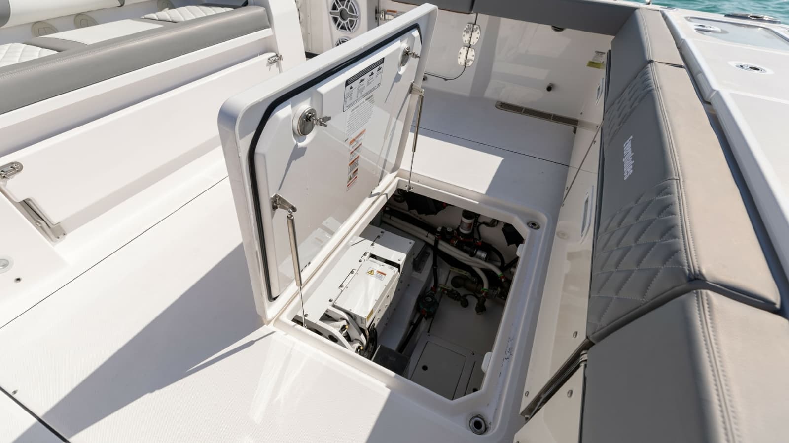 Aft Deck Storage Compartment