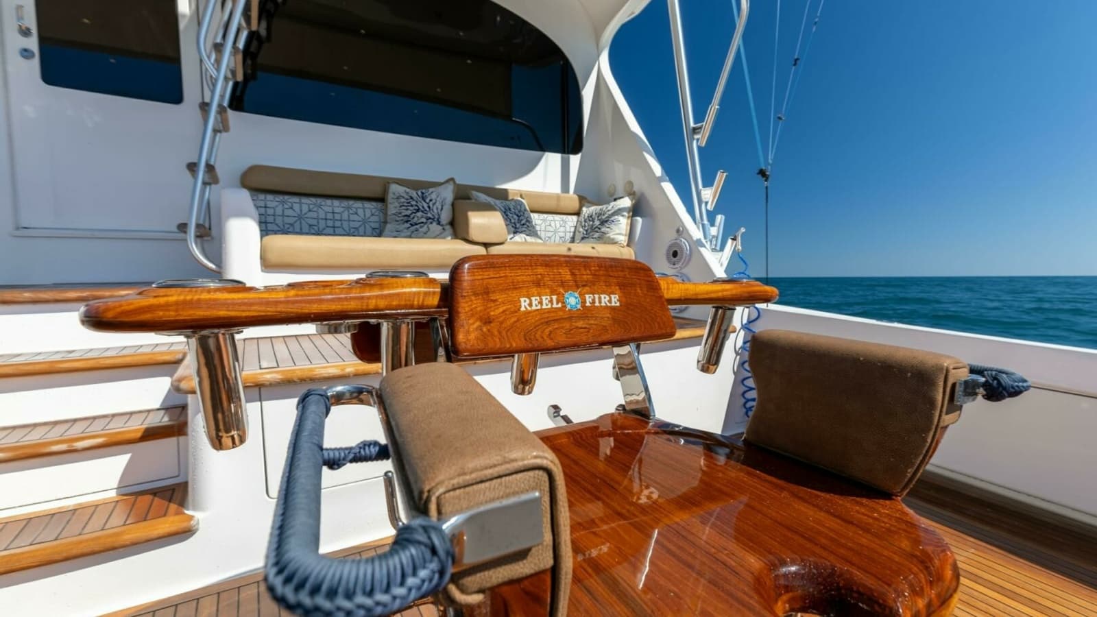 2013 Viking 76 Convertible- REEL FIRE- Cockpit