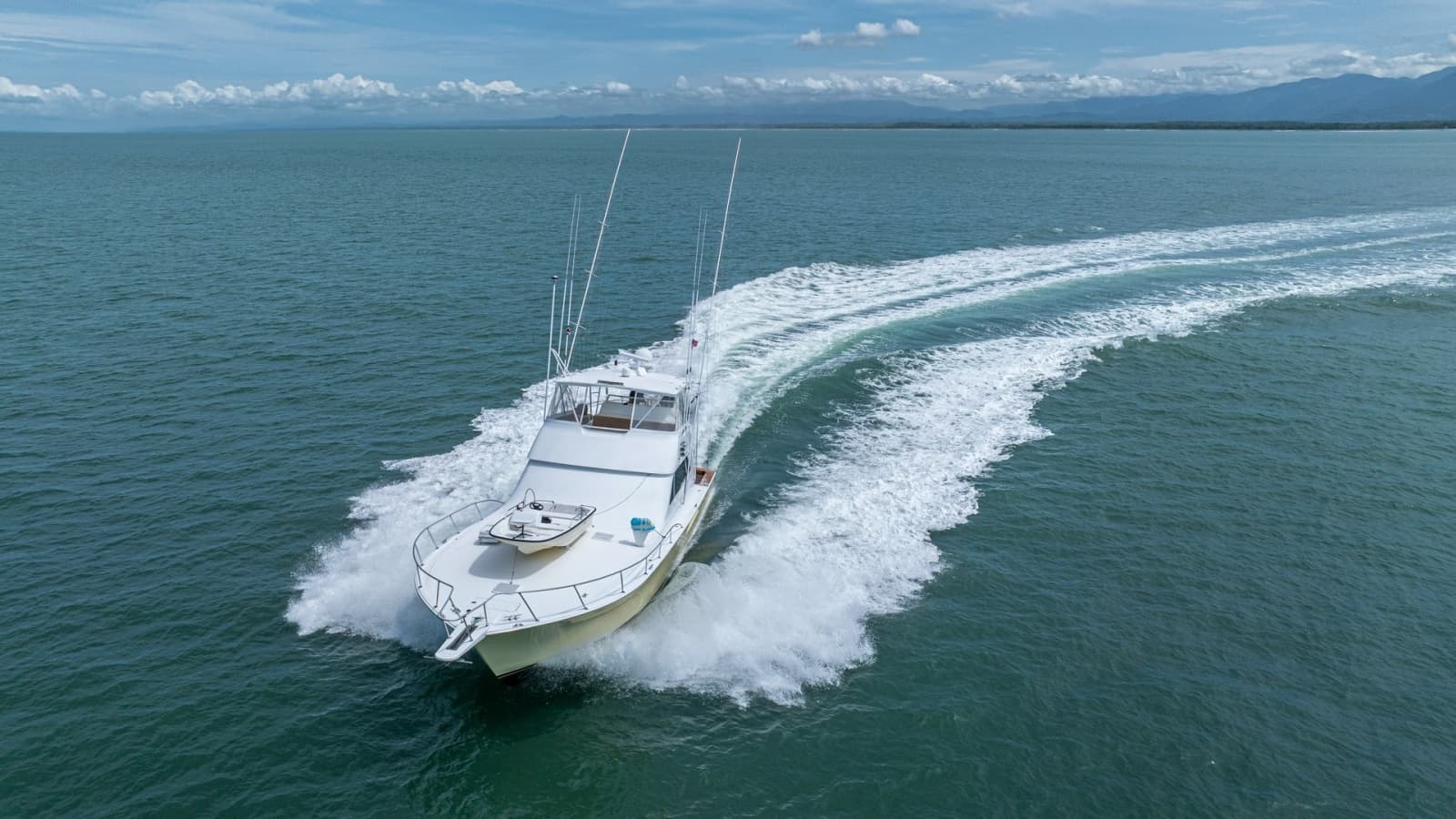 Aerial View of Bow in Motion