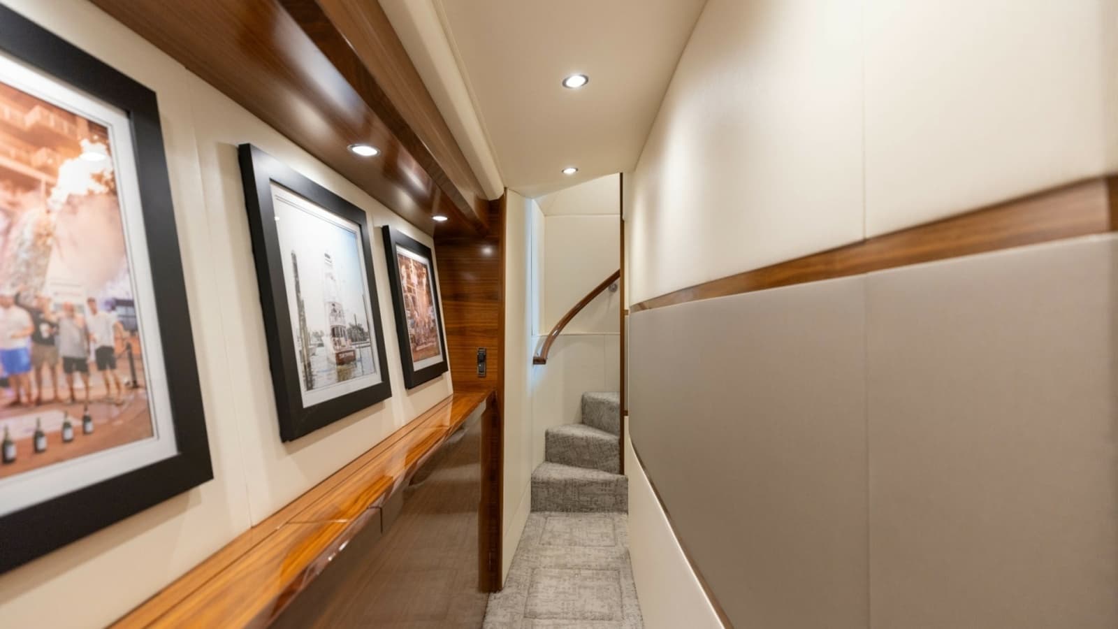 2023 Viking 72 Convertible- TEAM SUPREME- Companionway