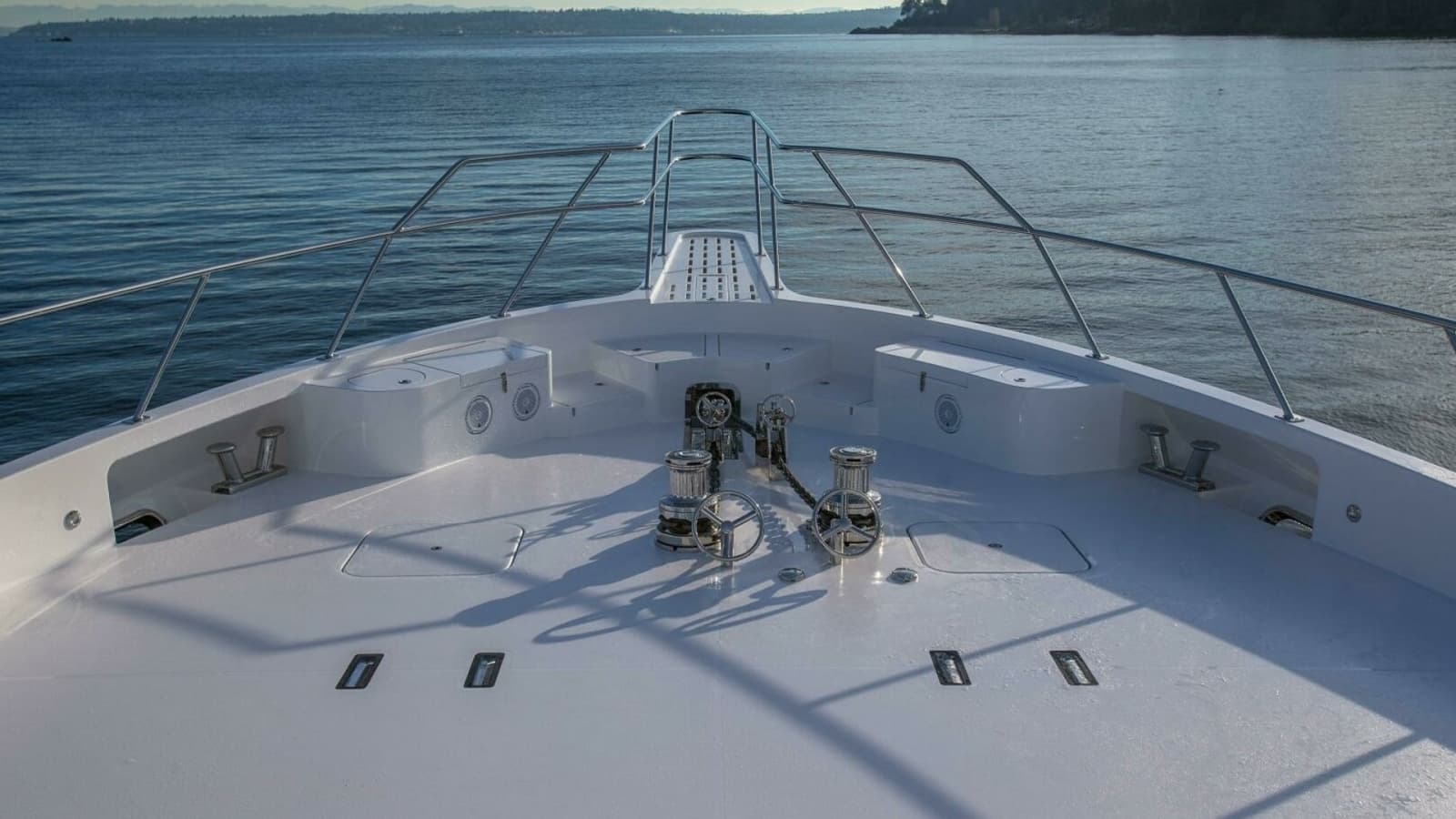 2019 Nordlund 115 Expedition Yachtfisher "Cazador" - Spacious Bow Deck with Winches