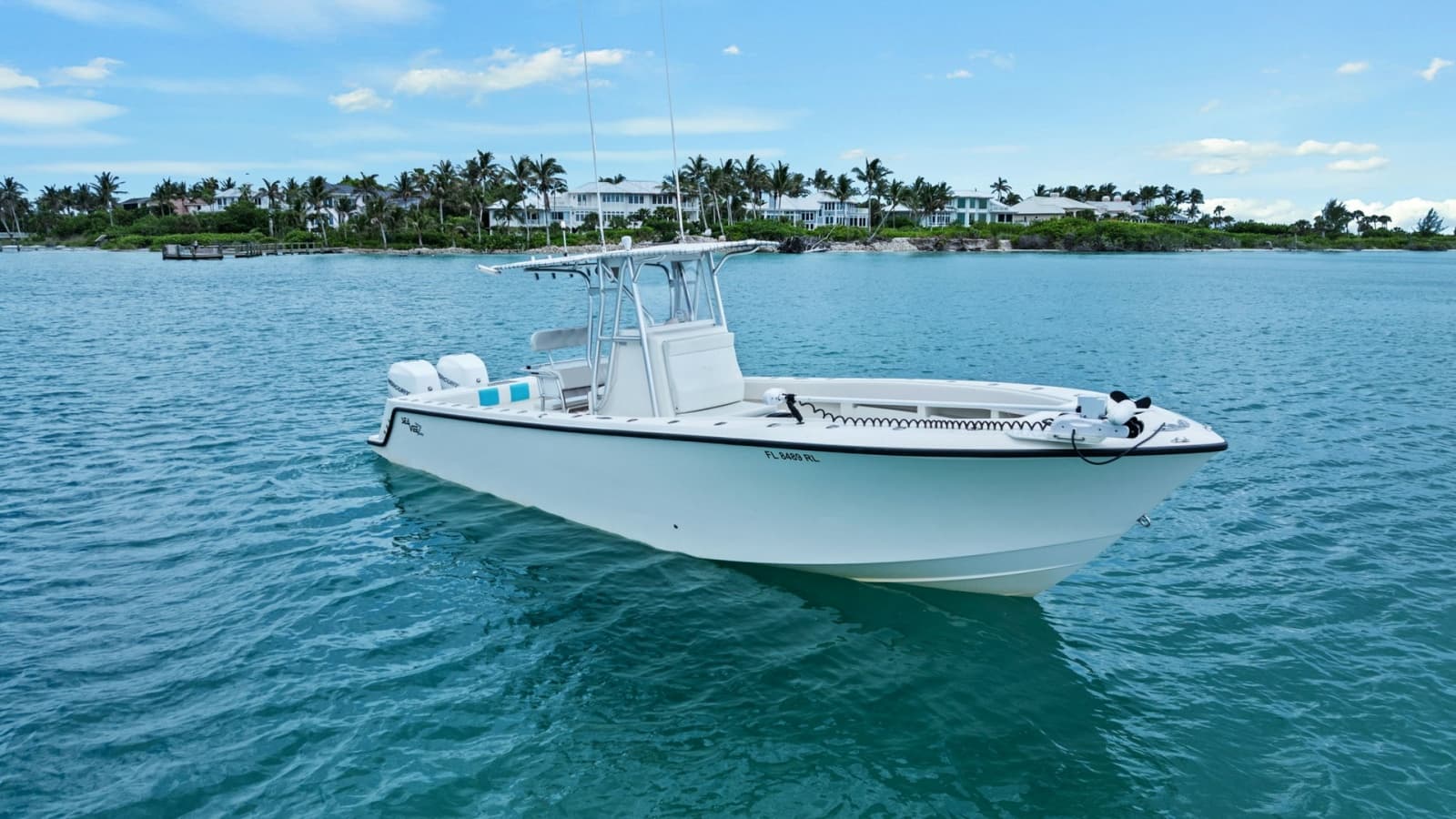 Elegant Bow Profile at Anchor
