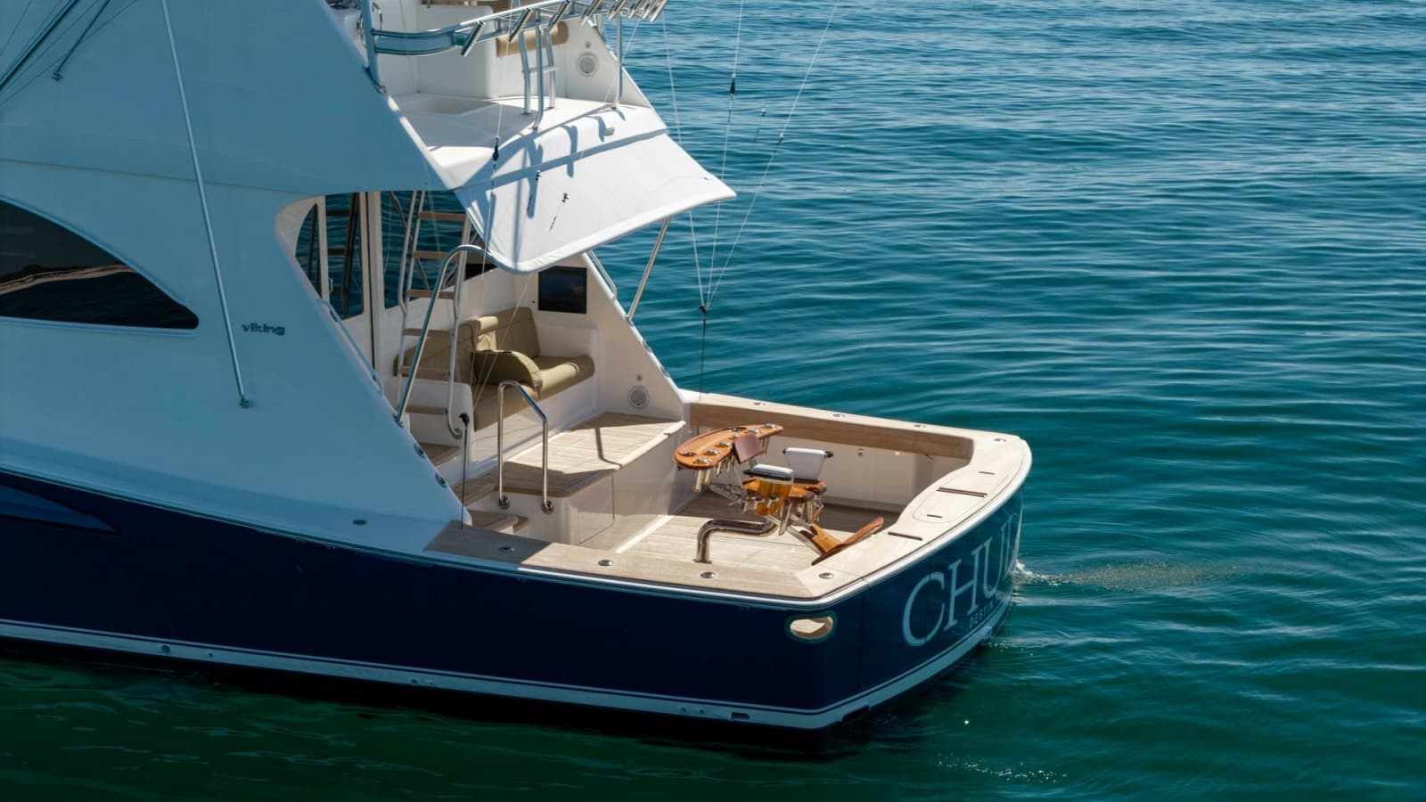2015 Viking 76 Enclosed Bridge- CHULA- Cockpit