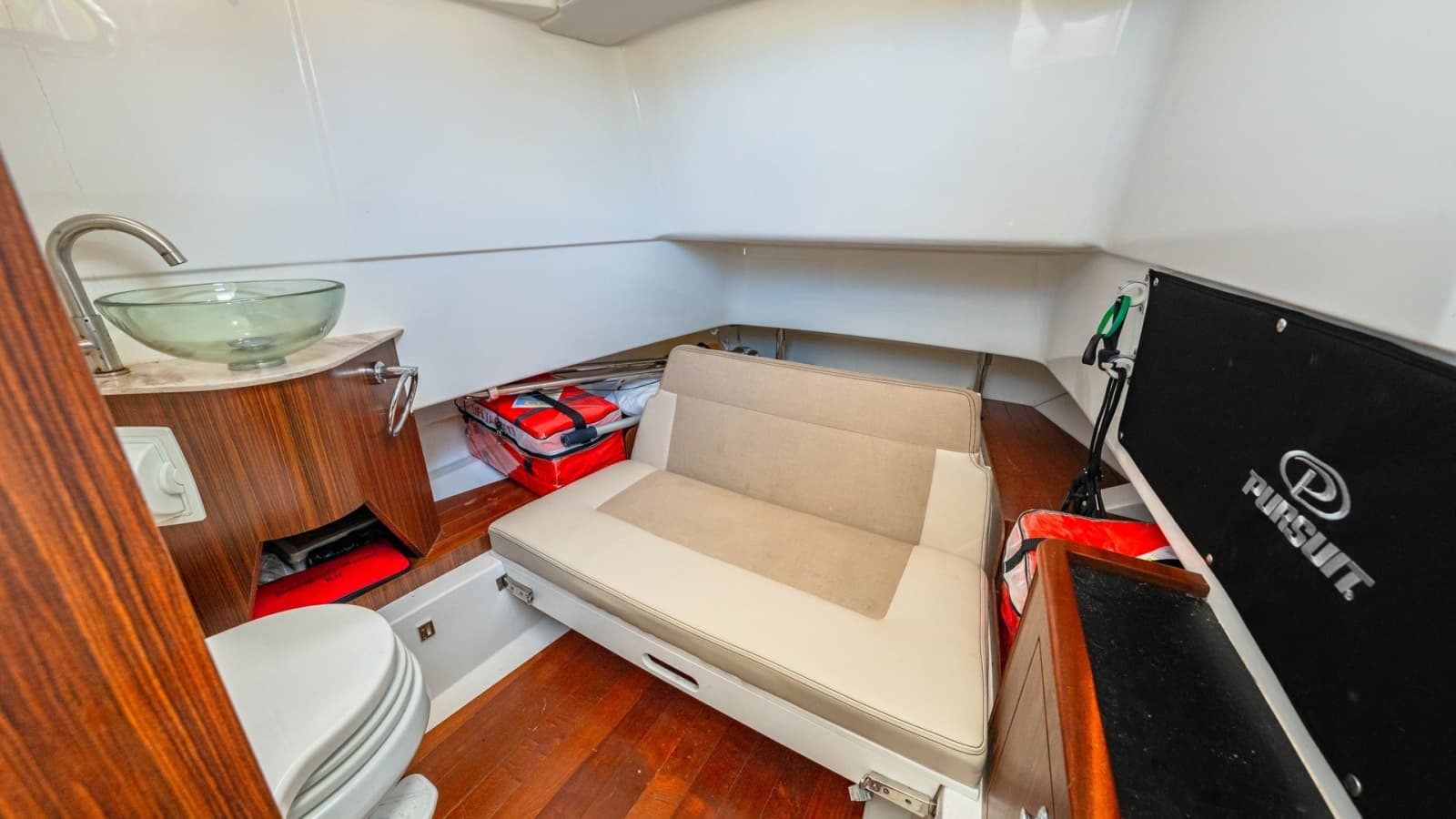 Compact Cabin with Seating Area