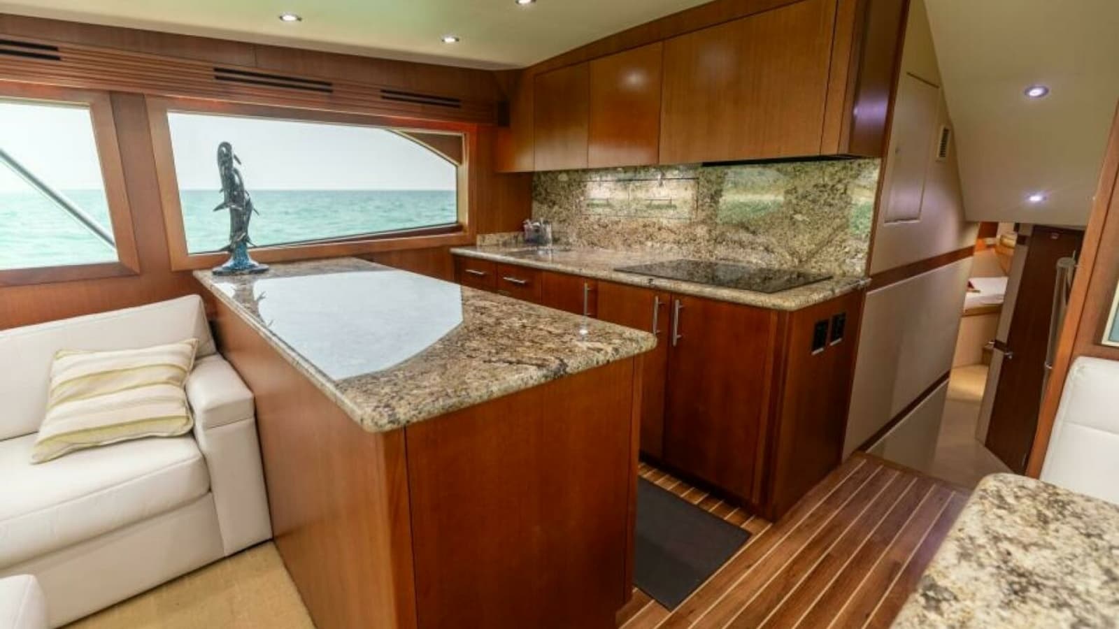 2008 Hatteras 60 Convertible Galley 6