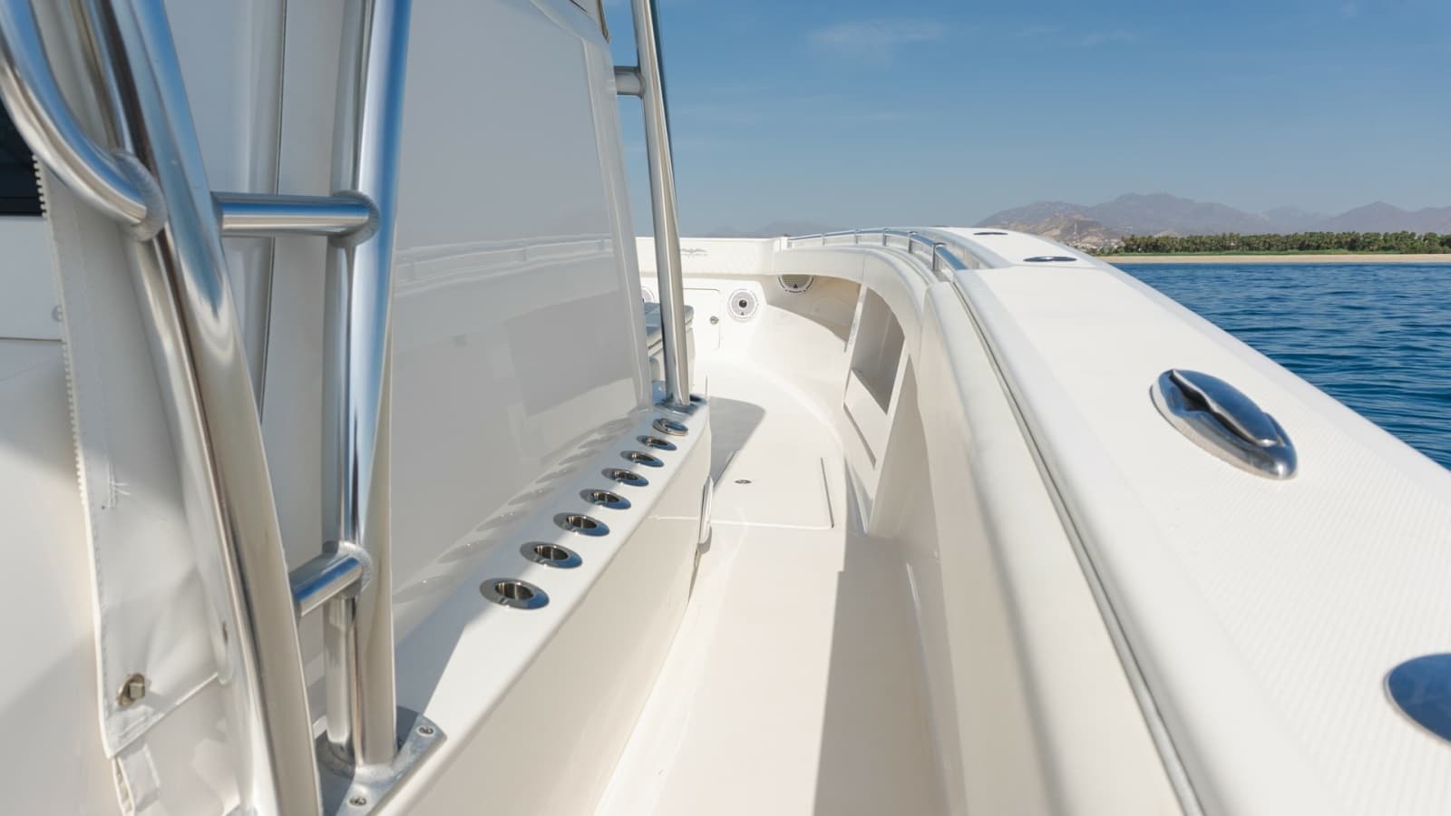 Starboard Walkway with Rod Holders
