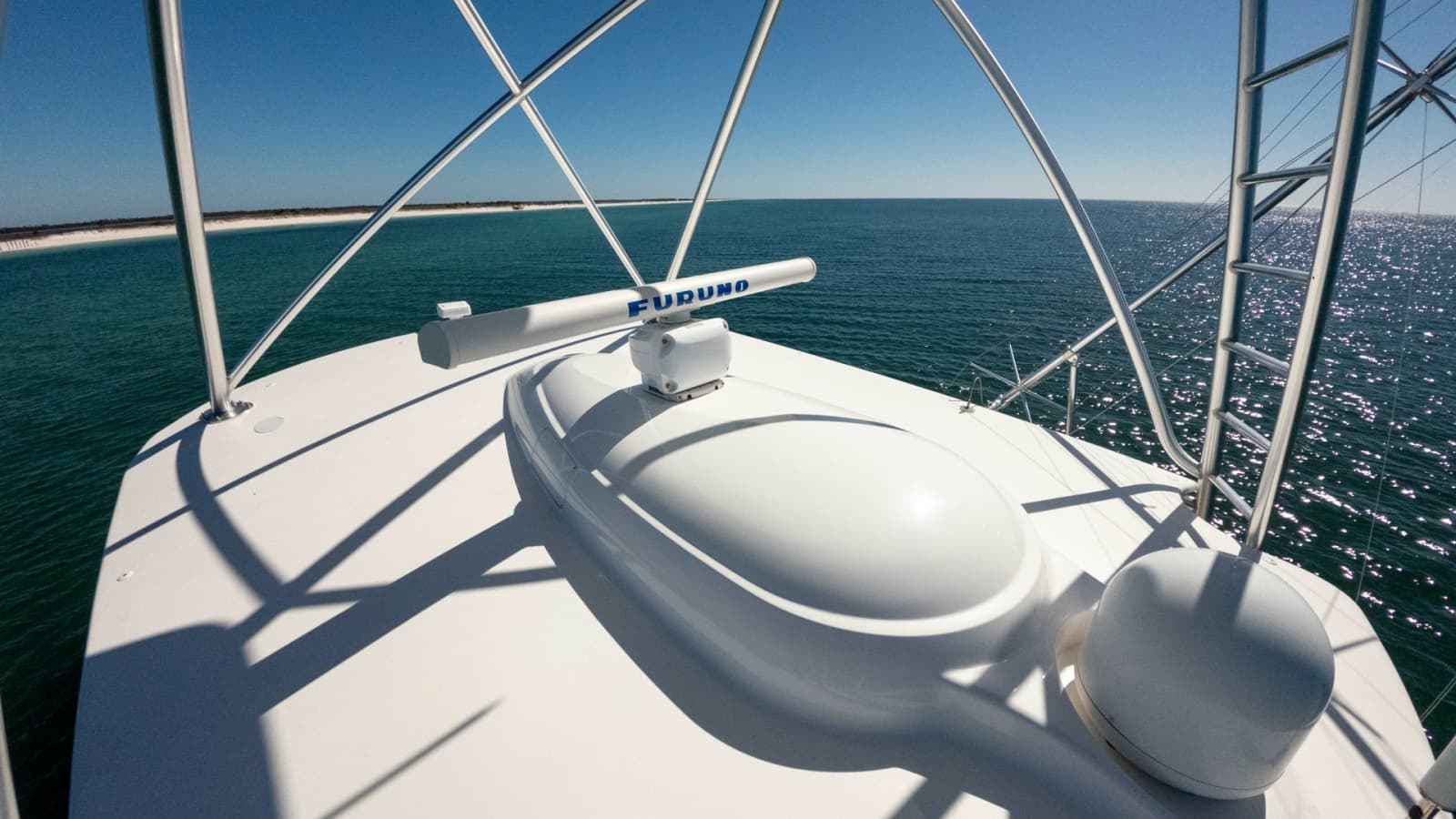 Flybridge with Radar Equipment