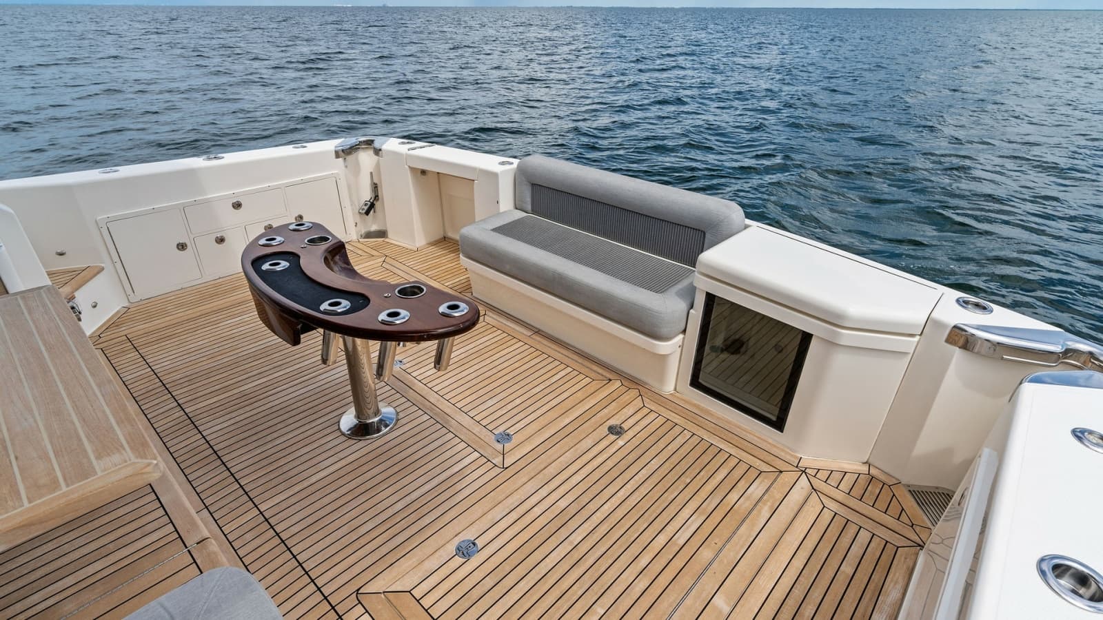 Spacious Teak Cockpit with Seating