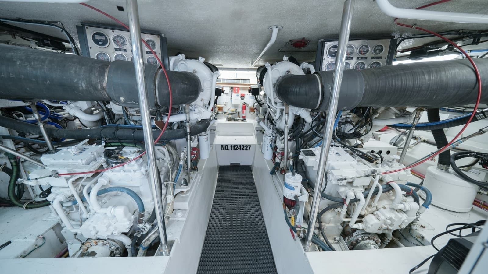 Engine Room with Dual Engines