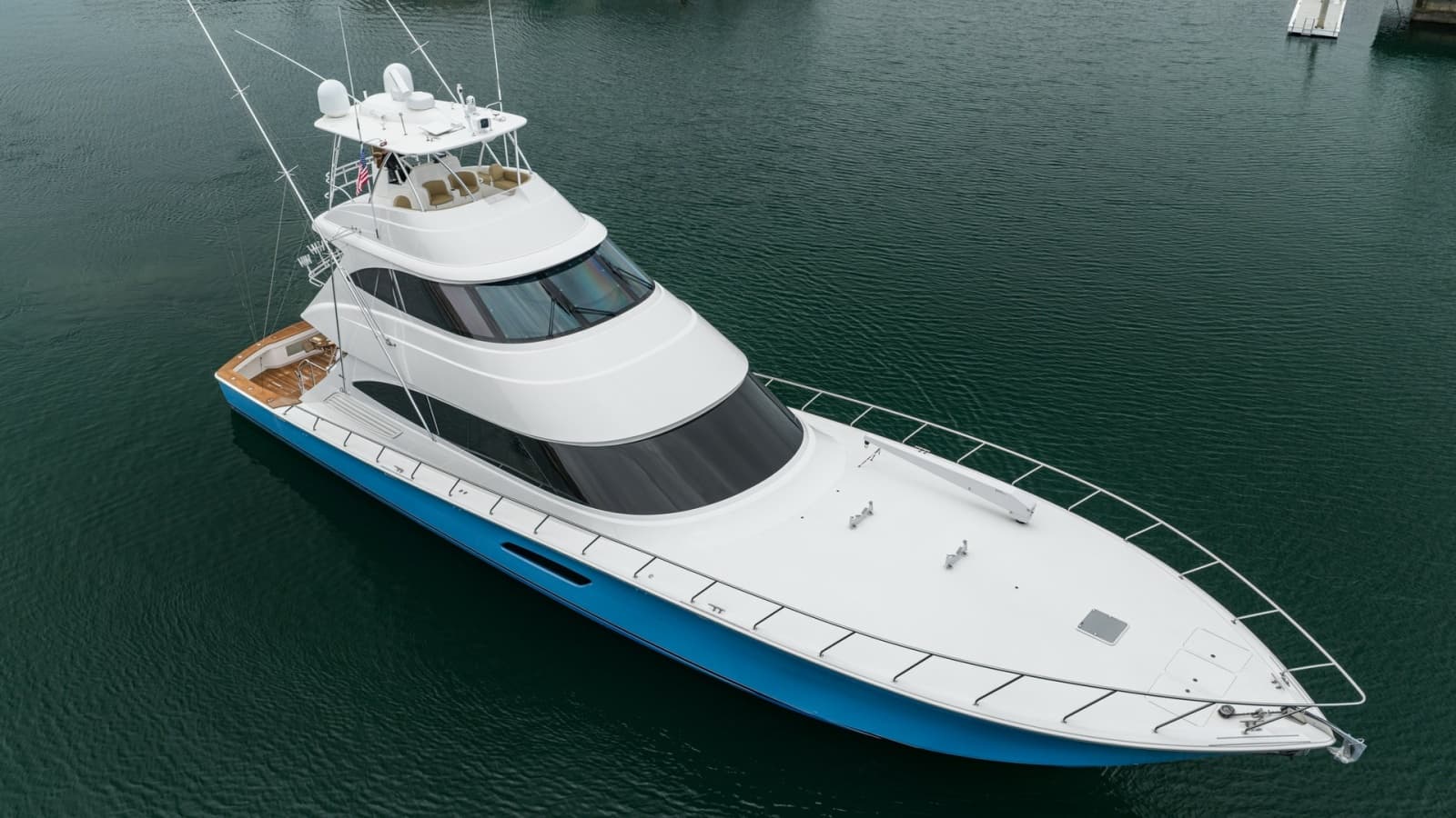 2020 Viking 92 Skybridge "After Midnight"